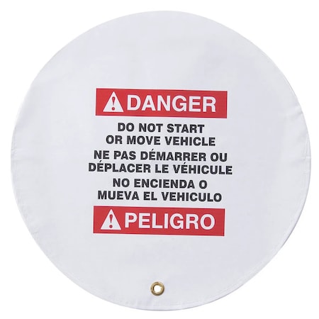 Zing Lockout Steering Wheel Cover, 15" dia. 7345